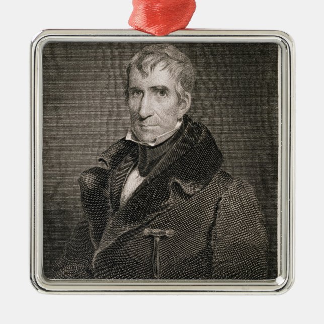 Generalmajor William Henry Harrison, vorbei Ornament Aus Metall (Vorne)