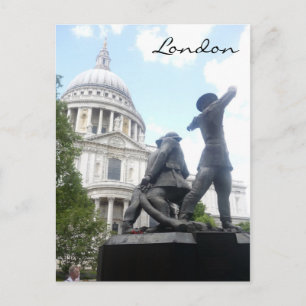 Generalstatue st pauls postkarte