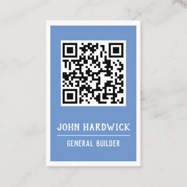 Générateur avec Carte de visite de code QR (Devant)
