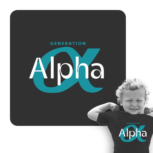 Generation ALPHA 2010-2024 | Baby T - Shirt | DP7A (t shirt, alpha, kids t shirt, unique, graphic, generation, best gift)