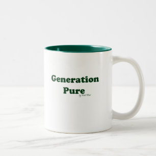 Generation rein zweifarbige tasse