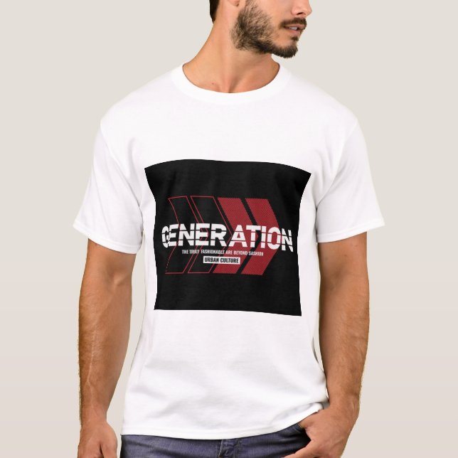 GÉNÉRATION. T-SHIRT IMPRIMÉE (Devant)