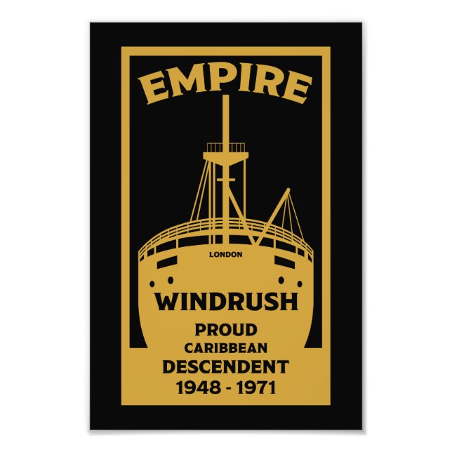 Generation Windrush Black History Fotodruck (Vorne)