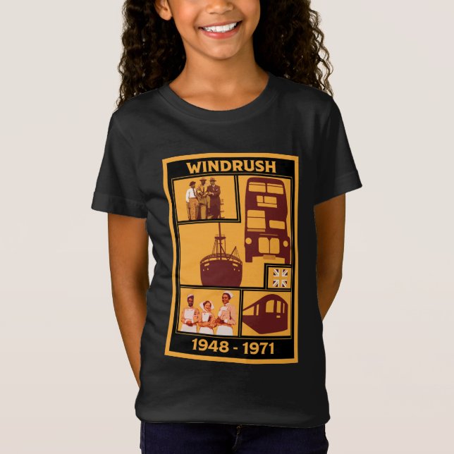 Génération Windrush Histoire britannique T-Shirt (Devant)