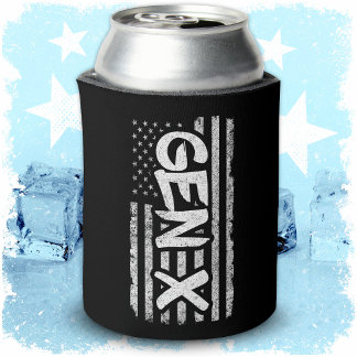 Generation X - Amerikanische Flagge - Proud Gen Xe Dosenkühler