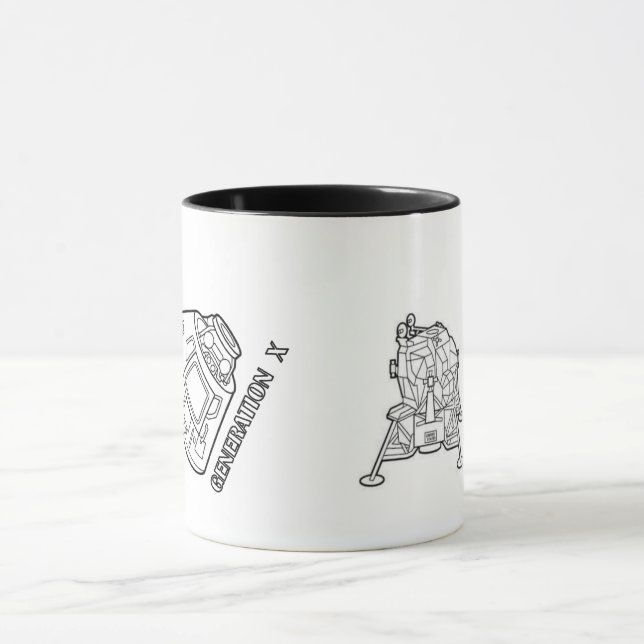 Generation X Apollo 11 Mug Tasse (Zentrum)
