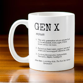 Génération X Définition Type Type Mug