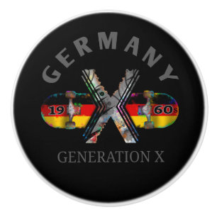 Generation X Deutschland Skateboard 60er Jahre Keramikknauf