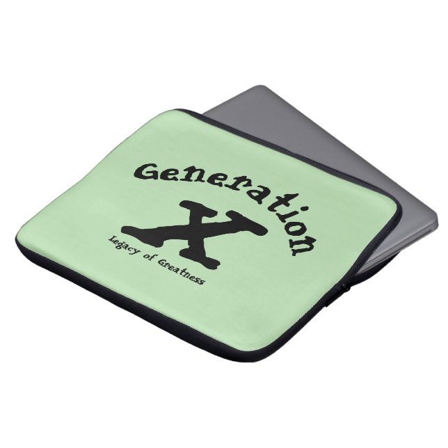Generation X Elektronik-Bag Laptopschutzhülle (Vorne Oben)