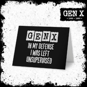 Generation X Gen X in meiner Verteidigung Verließ  Karte