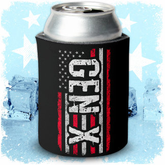 Generation X Gen Xer American Flag Proud Gen X Dosenkühler