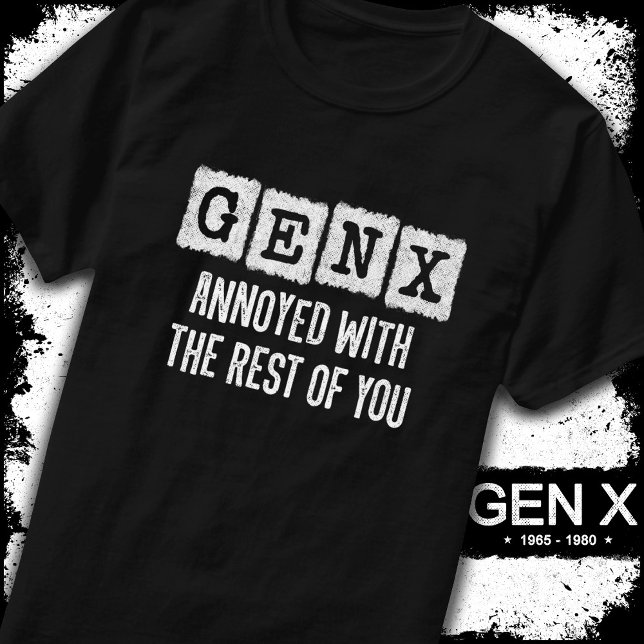 Generation X Gen Xer hat sich über die Erholung vo T-Shirt (Von Creator hochgeladen)