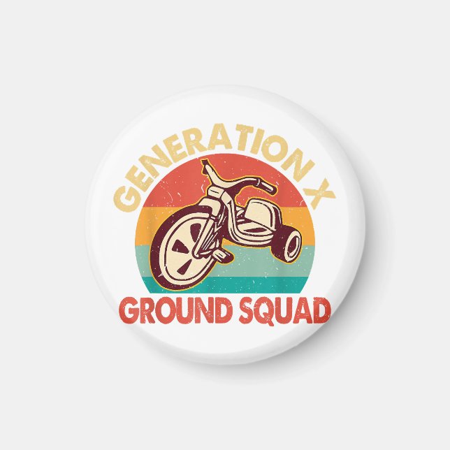 Generation X Generation X Ground Squ 1965-1980 Magnet (Vorne)
