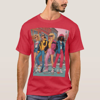 Generation X in the 1990s featuring iconic fashio  T-Shirt