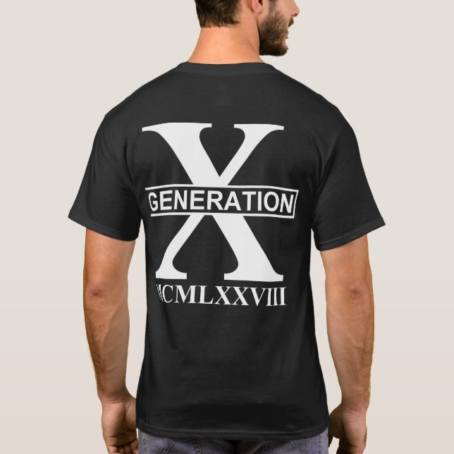 GENERATION X - MCMLXXVIII (1978) T-Shirt (Rückseite)
