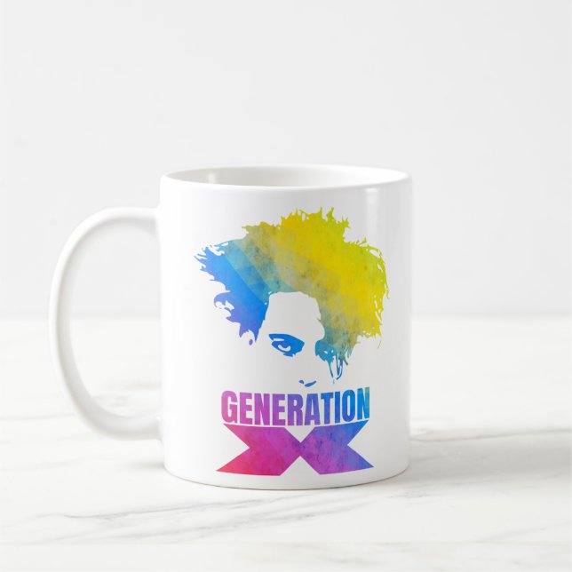 Generation X Tri-Blend-Shirt Kaffeetasse (Links)