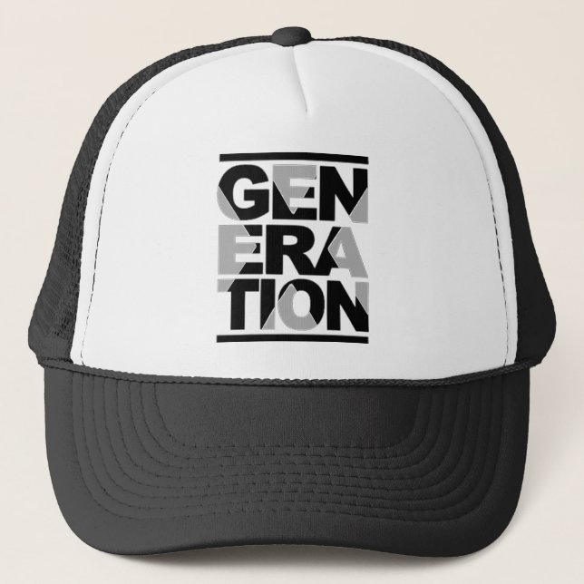 Generation X Truckerkappe (Vorderseite)