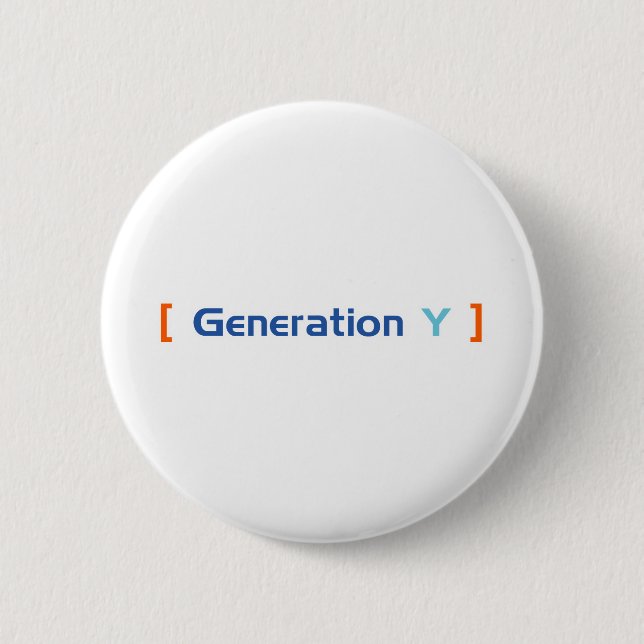 Generation Y Button (Vorderseite)