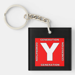 Generation Y Schlüsselkette Schlüsselanhänger