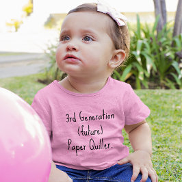 Generation (Zukunft) Quiller, Pink Fine Jersey Baby T-shirt