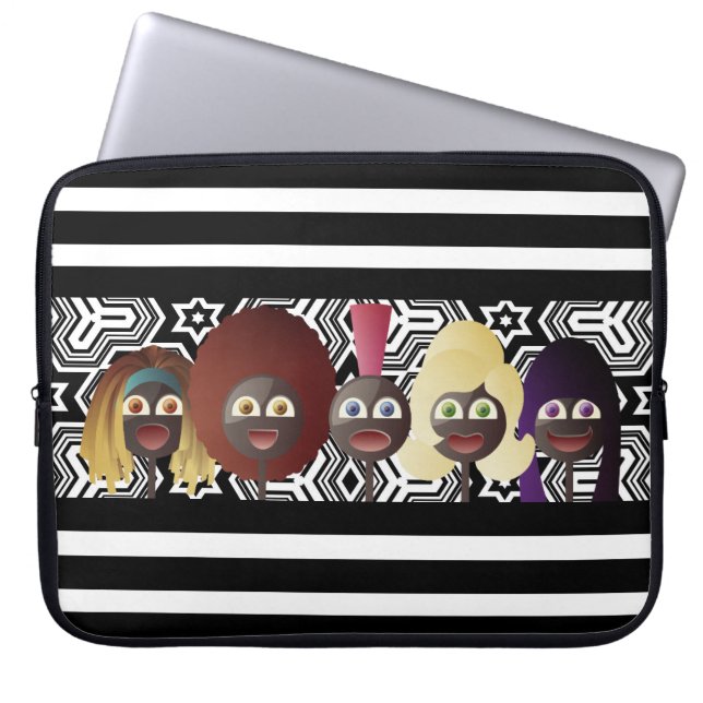 Generationen afrikanischer amerikanischer Frauen Laptopschutzhülle (Vorderseite)