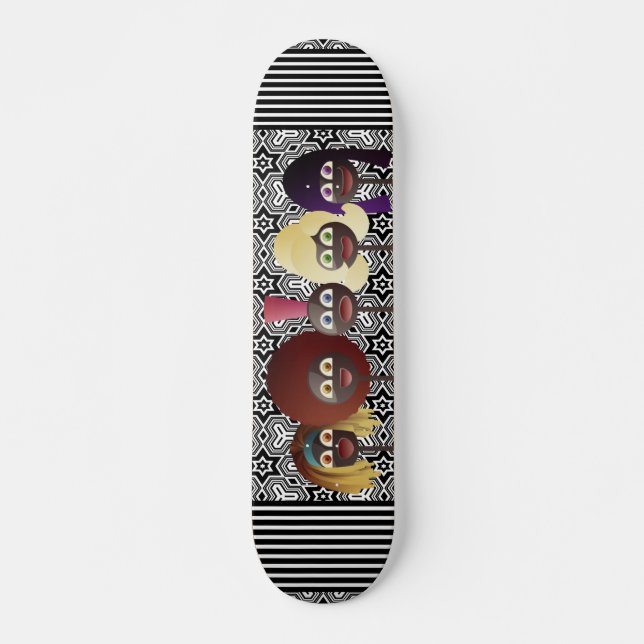 Generationen afrikanischer amerikanischer Frauen Skateboard (Vorne)