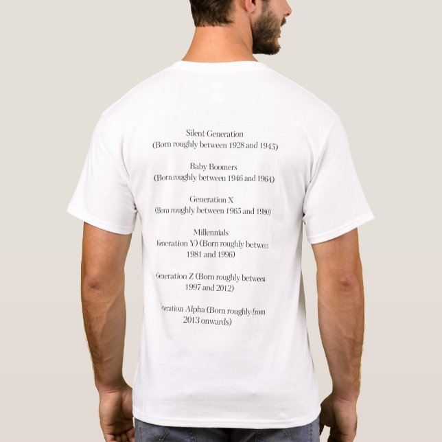 Generationen T-Shirt (Rückseite)