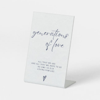 Generationen von Signaturen für Lieben Sockelschild