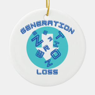 Generationsverlust Keramik Ornament