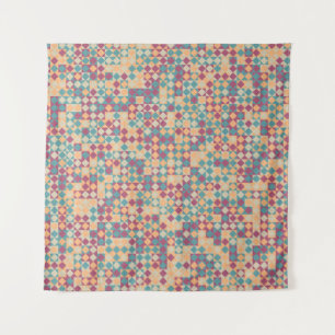 Generative abstrakt geometrische Musterberechnung Wandteppich