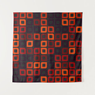Generative abstrakt geometrische Musterberechnung Wandteppich