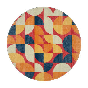 Generative Kunst: Bunte Quarterzirkel Schneidebrett