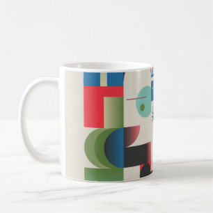 Generatives Designkunstwerk Grafiken von bizarren  Kaffeetasse