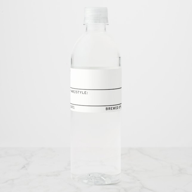 Generic Blank Homebrew Beer Labels (Vorderseite)