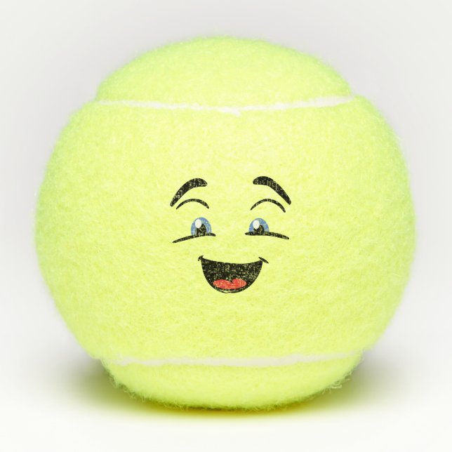 Generic Branded Happy Face Tennisbälle (Vorderseite)
