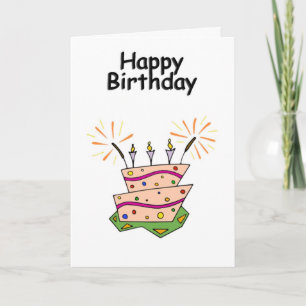Generic Happy Birthday Greeting Karte