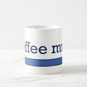 Generische Repo-Mannkaffee-Tasse Kaffeetasse