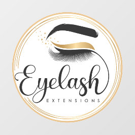 Generischer Eyelash Extensions Salon Wellness-Cent Fensteraufkleber