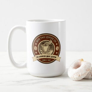 Generischer Kaffeeshop anpassen Rustikale Front Kaffeetasse