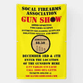 Generisches Gun-Show-Ereignis im Detail anpassen Banner