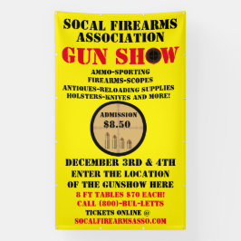 Generisches Gun-Show-Ereignis im Detail anpassen Banner