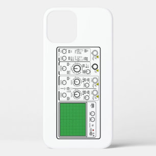 Generisches Oszilloskop-Diagramm an der Vorderseit Case-Mate iPhone Hülle