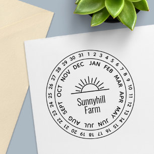 Generisches Sonnenaufgangsdatenträger Permastempel