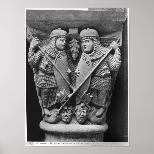 Generosity and Charity piercing two Vices Poster (Vorne)