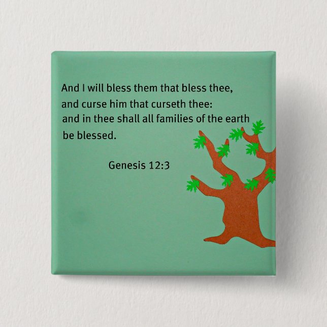 Genese 12:3 button (Vorderseite)