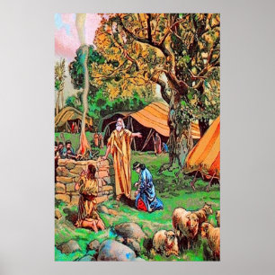 Genèse 12 Les promesses de Dieu à Abram poster