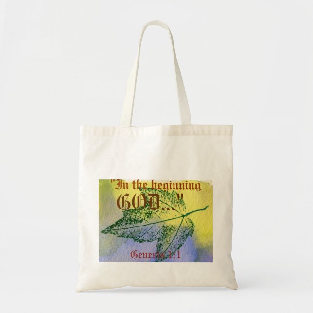Genese 1:1 Bag Tragetasche (Vorne)