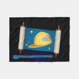 Genese 1:1 - Bauen Fleecedecke