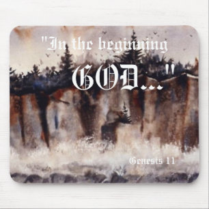 Genese 1:1 Mousepad