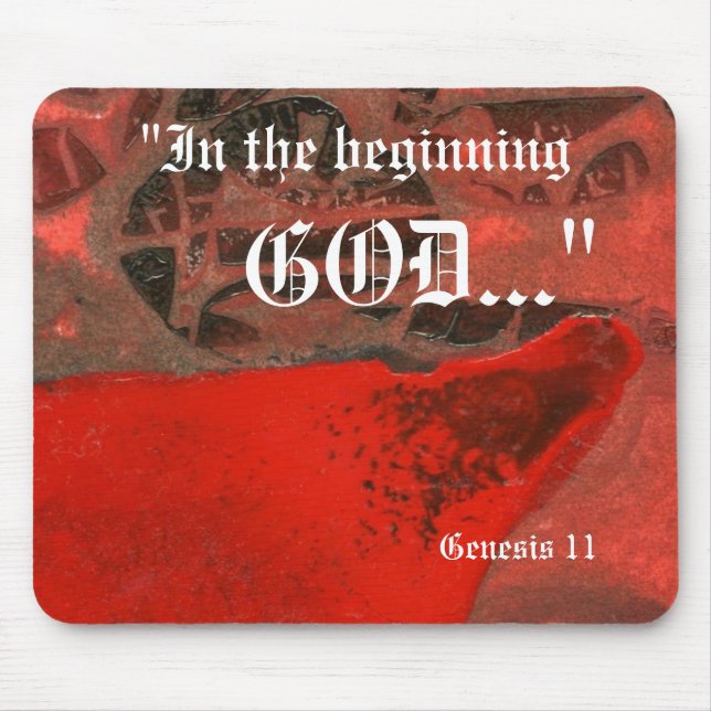 Genese 1:1 Mousepad (Vorne)